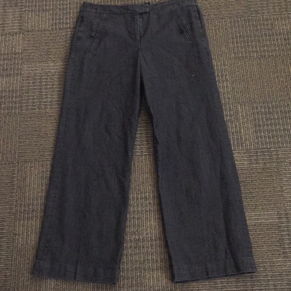 denim look dress pants